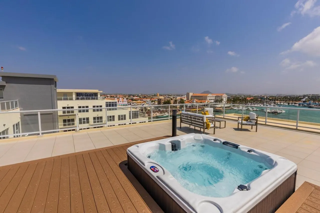 Hh-2Bdr510 - Luxury Oceanfront Modern Apartment In Aruba Oranjestad